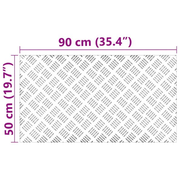 vidaXL Hliníkové kontrolné dosky 4 ks Protišmykové 90x50 cm – Obrázok 8