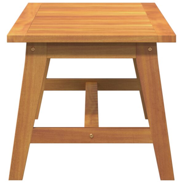 vidaXL Kávový stolík 90x45x40 cm z masívneho akáciového dreva – Obrázok 7