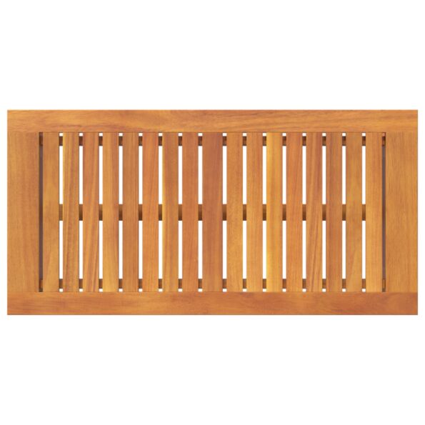 vidaXL Kávový stolík 90x45x40 cm z masívneho akáciového dreva – Obrázok 8