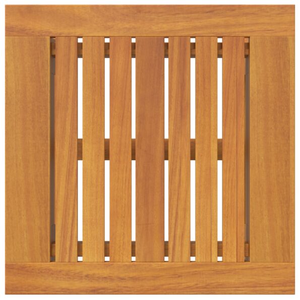 vidaXL Bočný stolík 45x45x40 cm z masívneho akáciového dreva – Obrázok 8