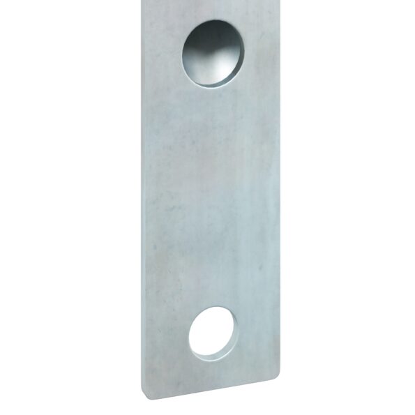 vidaXL Držiak na vlajku pre 1 vlajku na stenu, strieborná oceľ – Obrázok 7