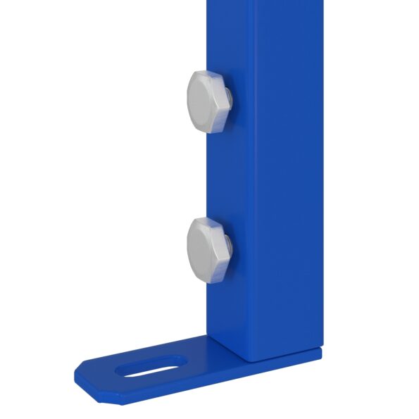 vidaXL Kúpeľňový doplnok Modrý Kov 50 x 17,5 x 136 cm Odolný – Obrázok 8