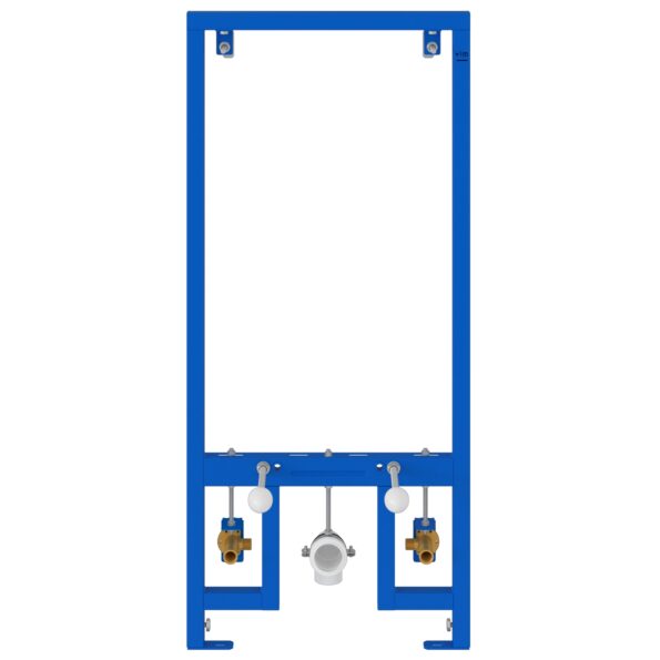 vidaXL Držiaky do kúpeľne Modrá Kov, Plast 50 x 17.5 x 136 cm Trvácne – Obrázok 2