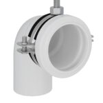 vidaXL Držiaky do kúpeľne Modrá Kov, Plast 50 x 17.5 x 136 cm Trvácne – Obrázok 6