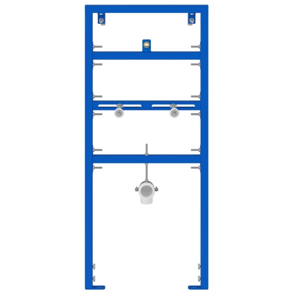 vidaXL Kúpeľňový doplnok Montáž Modrá Oceľ 50 x 17.5 x 139 cm – Obrázok 2