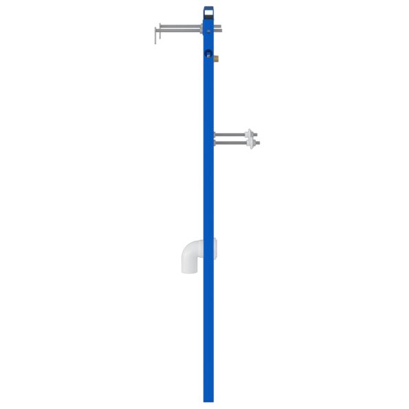 vidaXL Kúpeľňový doplnok Montáž Modrá Oceľ 50 x 17.5 x 139 cm – Obrázok 3