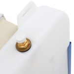 vidaXL Rám na upevnenie toalety do kúpeľne Biele Plast 50 x 8 x 131 cm – Obrázok 5