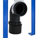 vidaXL Rám na upevnenie toalety do kúpeľne Biele Plast 50 x 8 x 131 cm – Obrázok 6