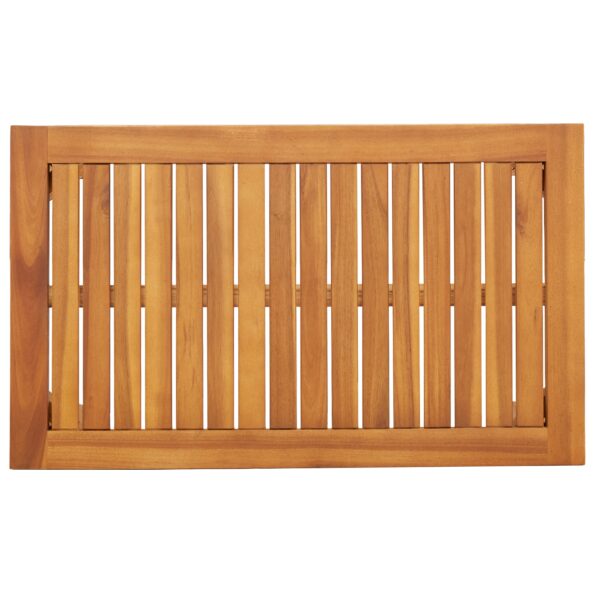 vidaXL 4 Dielna Záhradná Sedacia Súprava s Vankúšmi z Masívneho Akáciového Dreva – Obrázok 7