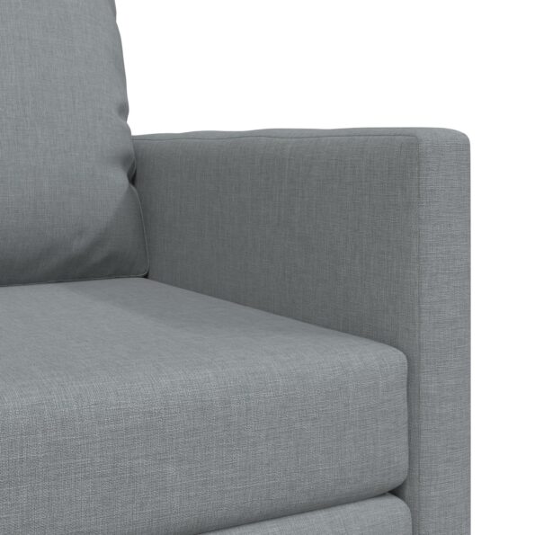 vidaXL Rozkladacia posteľ 60cm Svetlosivá látka – Obrázok 8