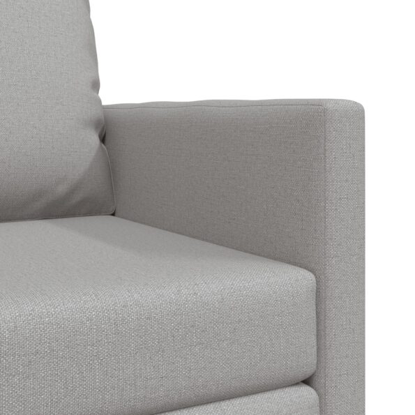 vidaXL Rozkladacia posteľ 60cm Oblá šedá látka – Obrázok 8