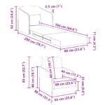 vidaXL Rozkladacia posteľ Tmavo šedá 65 x 80 x 83 cm látka – Obrázok 11