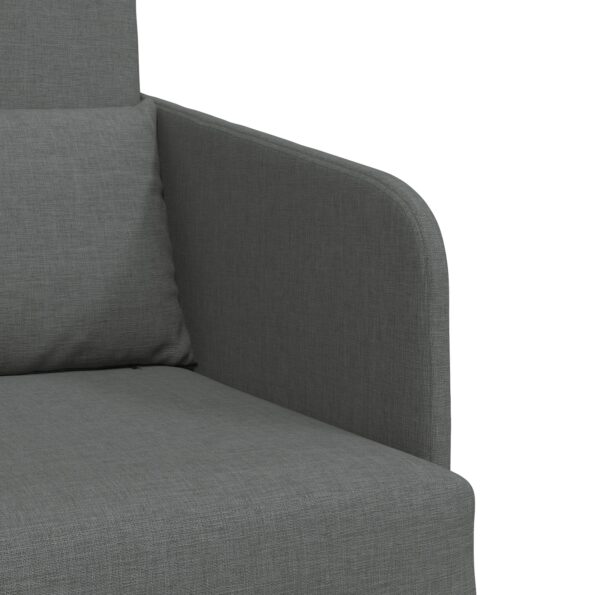 vidaXL Rozkladacia posteľ Tmavo šedá 65 x 80 x 83 cm látka – Obrázok 8