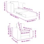 vidaXL Rozkladacia posteľ Čierna 98 x 71 x 83 cm látka – Obrázok 11