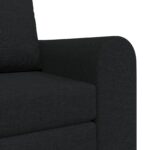 vidaXL Rozkladacia posteľ Čierna 98 x 71 x 83 cm látka – Obrázok 8