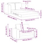 vidaXL Rozkladacia posteľ 60cm Tmavo šedá látka – Obrázok 12