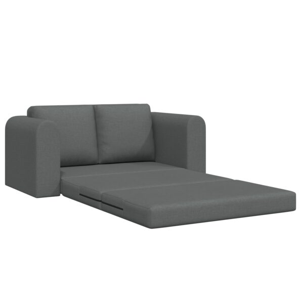 vidaXL Rozkladacia posteľ 60cm Tmavo šedá látka – Obrázok 5