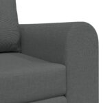 vidaXL Rozkladacia posteľ 60cm Tmavo šedá látka – Obrázok 9