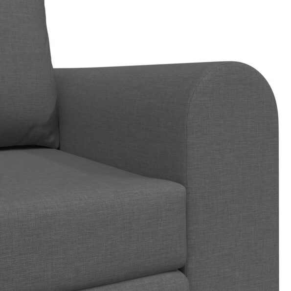 vidaXL Rozkladacia posteľ 60cm Tmavo šedá látka – Obrázok 9