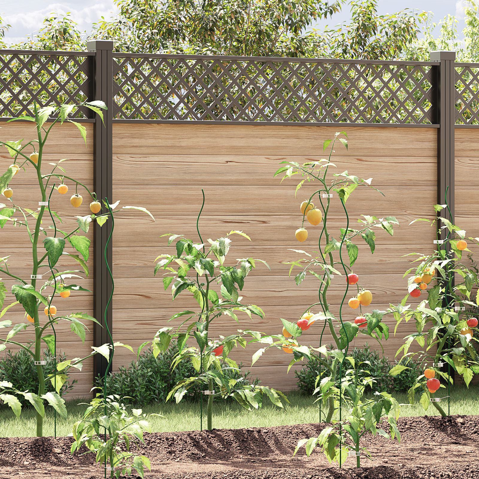 4107057_1.jpg vidaXL Špirálové rastlinné podpery 5 ks 110 cm Oceľ – Obrázok 1