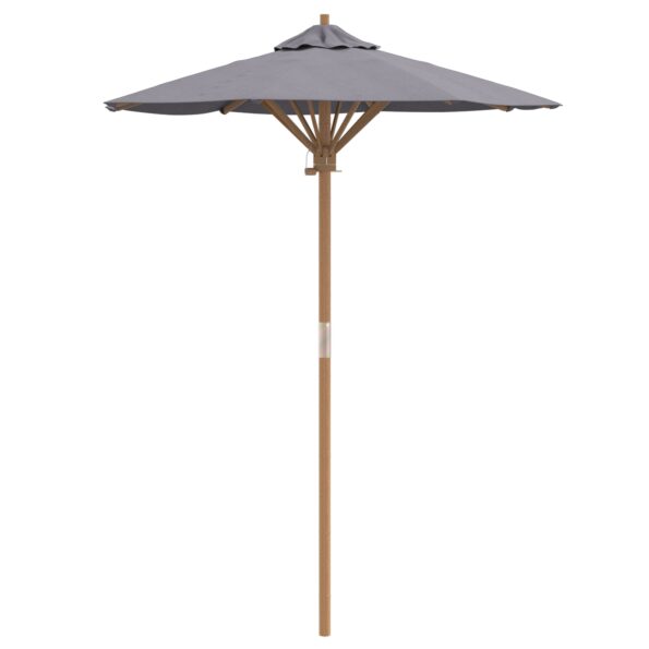 4108084_2.jpg vidaXL Záhradný slnečník tmavosivý 150x210 cm z bambusu – Obrázok 2