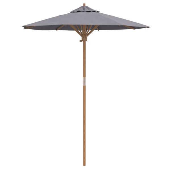 4108085_2.jpg vidaXL Záhradný slnečník tmavošedý 180x230 cm z bambusu – Obrázok 2