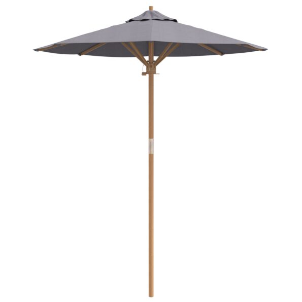 4108085_4.jpg vidaXL Záhradný slnečník tmavošedý 180x230 cm z bambusu – Obrázok 4