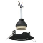 vidaXL Lampy Súprava 6 Čierna Plast 9 cm Moderné Zapuštené svetlá – Obrázok 2