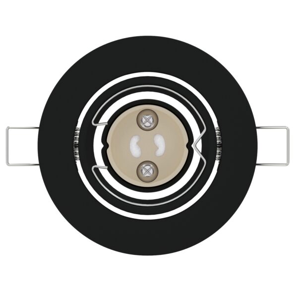 4108158_5.jpg vidaXL Lampy Súprava 6 Čierna Plast 9 cm Moderné Zapuštené svetlá – Obrázok 5