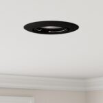 vidaXL Lampy Sada 24 Čierna Plast 9 cm Moderné Vstavané osvetlenie