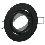 vidaXL Lampy Sada 24 Čierna Plast 9 cm Moderné Vstavané osvetlenie – Obrázok 11