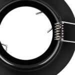 vidaXL Lampy Sada 24 Čierna Plast 9 cm Moderné Vstavané osvetlenie – Obrázok 8