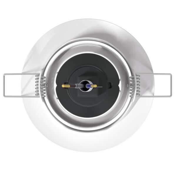 4108163_6.jpg vidaXL Lampy Sada 24 Biela Plast 9 cm Okrúhle zapustené stropné svetlá – Obrázok 6