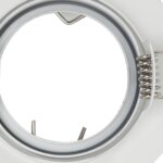 vidaXL Lampy Sada 24 Biela Plast 9 cm Okrúhle zapustené stropné svetlá – Obrázok 8