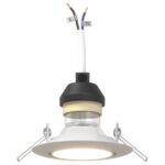 vidaXL Lampy Sada 24 Biela Plast 9 cm Okrúhle zapustené stropné svetlá – Obrázok 9