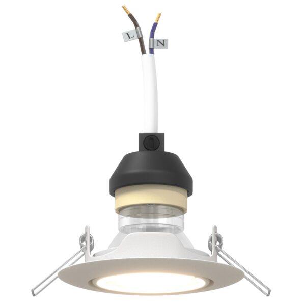 4108163_9.jpg vidaXL Lampy Sada 24 Biela Plast 9 cm Okrúhle zapustené stropné svetlá – Obrázok 9