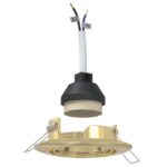 vidaXL Lampy Súprava 12 Zlatá Kov, Plast 9 cm Ľahká váha – Obrázok 2