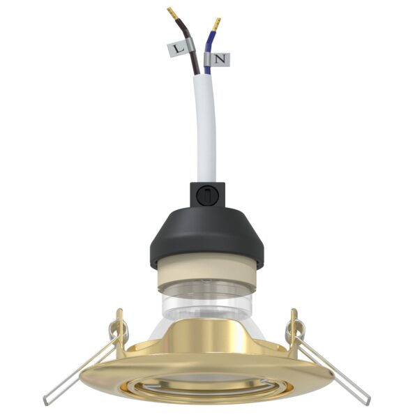 4108165_3.jpg vidaXL Lampy Súprava 12 Zlatá Kov, Plast 9 cm Ľahká váha – Obrázok 3