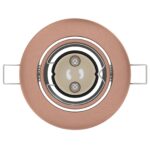 vidaXL Lampy Sada 6 Meď 9 cm Stropné svetlá s plochým montážom Okrúhle – Obrázok 5