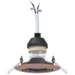 vidaXL Lampy Meď Meď a plast Malé Zapustené osvetlenie Okrúhle – Obrázok 3