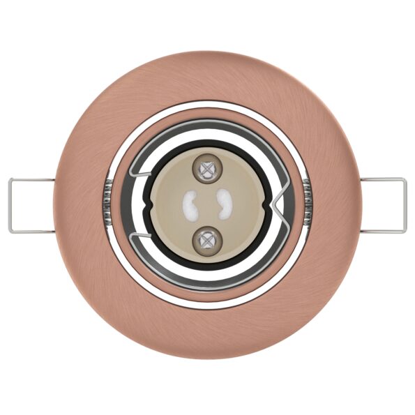 vidaXL Lampy Meď Meď a plast Malé Zapustené osvetlenie Okrúhle – Obrázok 5