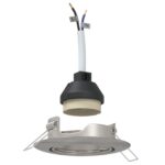 vidaXL Svetlá Set 24 Strieborné Hliník 9 cm Zapustené LED svetlá – Obrázok 2