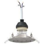 vidaXL Svetlá Set 24 Strieborné Hliník 9 cm Zapustené LED svetlá – Obrázok 3