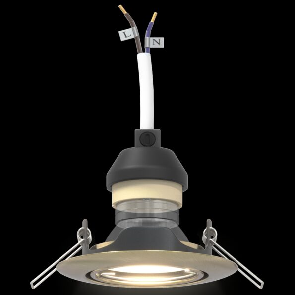 4108175_10.jpg vidaXL Lampy Sada 24 Mosadz 9 cm Mosadzné zapustené svetlá Okrúhle – Obrázok 10