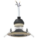 vidaXL Lampy Sada 24 Mosadz 9 cm Mosadzné zapustené svetlá Okrúhle – Obrázok 3