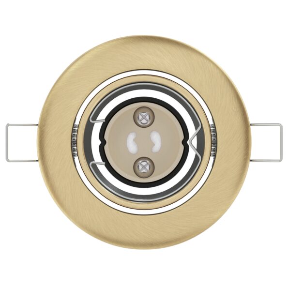 4108175_5.jpg vidaXL Lampy Sada 24 Mosadz 9 cm Mosadzné zapustené svetlá Okrúhle – Obrázok 5