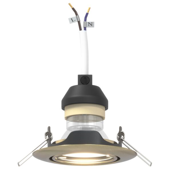 4108175_9.jpg vidaXL Lampy Sada 24 Mosadz 9 cm Mosadzné zapustené svetlá Okrúhle – Obrázok 9