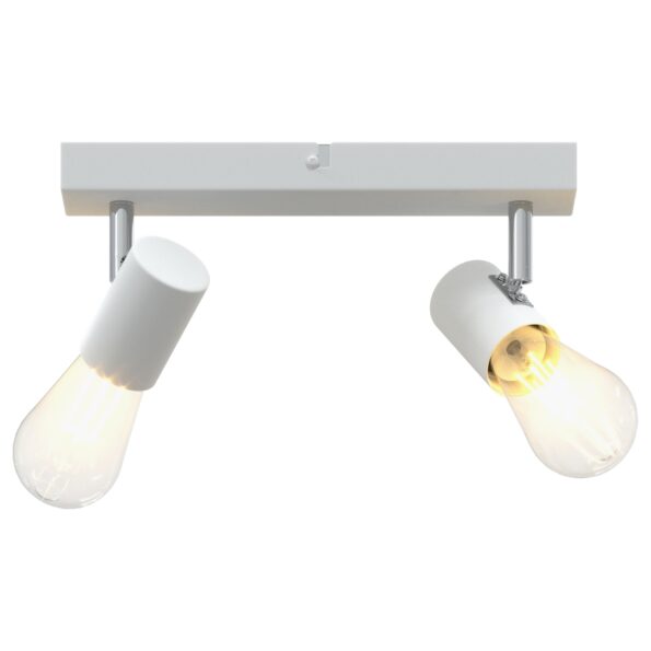 vidaXL Stropné bodové svetlo so bodmi Biela 26 x 6,5 x 11,5 cm Kov – Obrázok 10