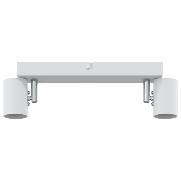 vidaXL Stropné bodové svetlo so bodmi Biela 26 x 6,5 x 11,5 cm Kov – Obrázok 5