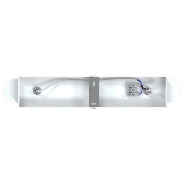 vidaXL Stropné bodové svetlo so bodmi Biela 26 x 6,5 x 11,5 cm Kov – Obrázok 7
